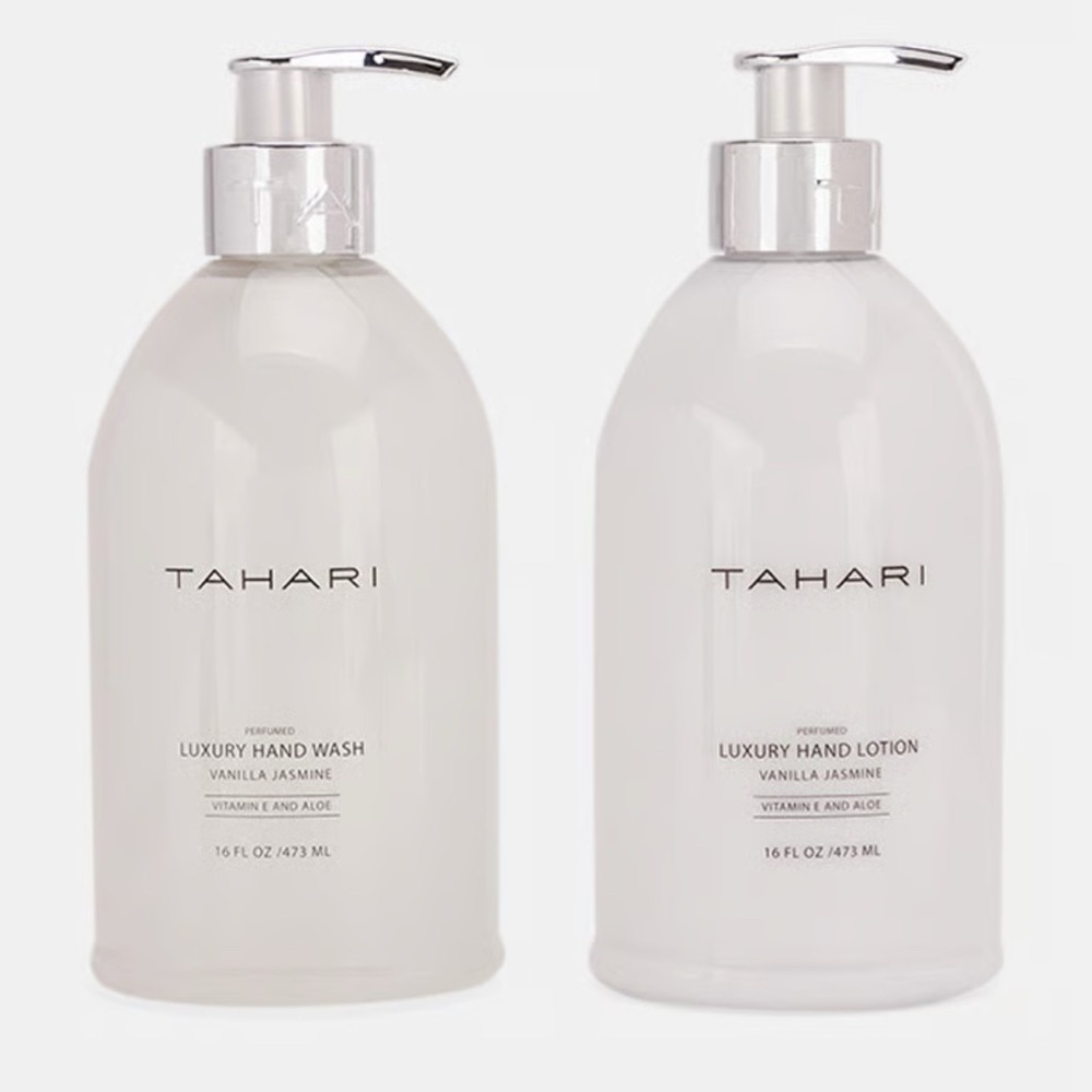 TAHARI Luxury Hand Wash & Lotion Vanilla & Jasmine 32 FL OZ New Nordstrom’s - Picture 3 of 7